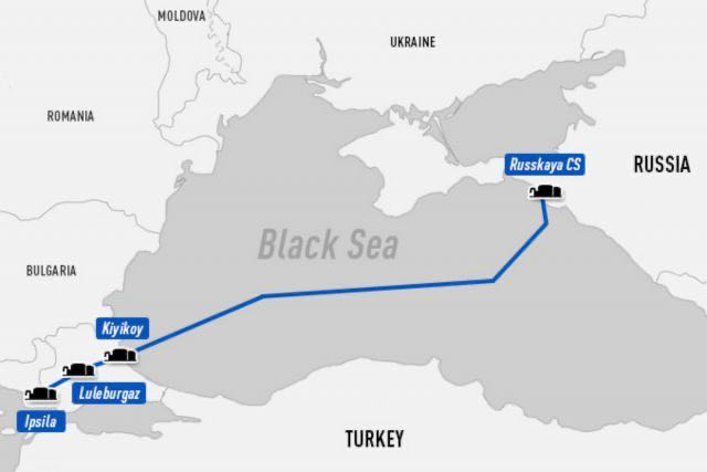 turkish stream route gazprom