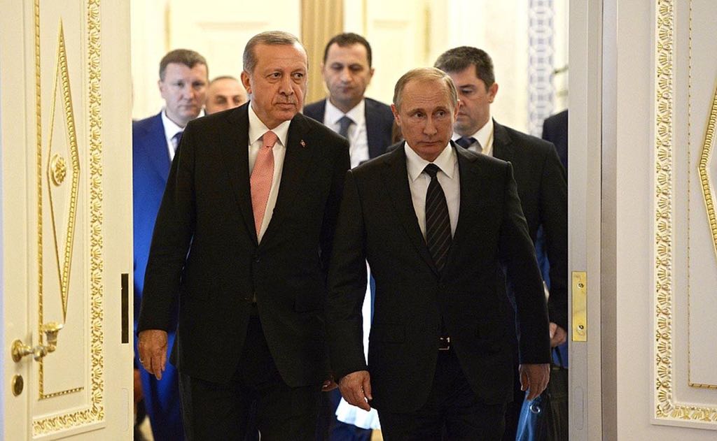 Erdogan Poetin sint petersburg augustus 2016