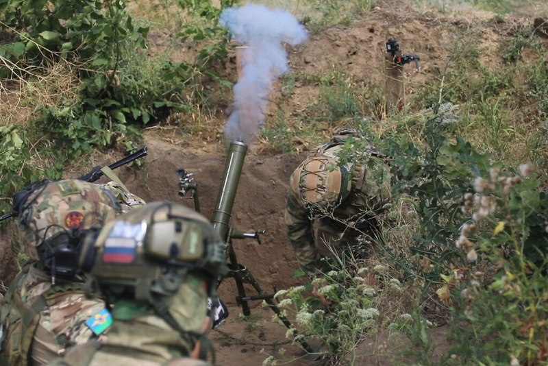 Russische militairen Oekraine verkleind Min Def RF