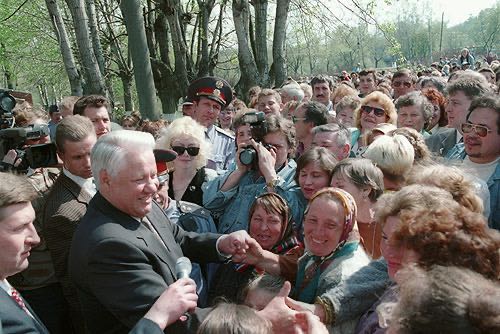 Boris Yeltsin 7 May 1996
