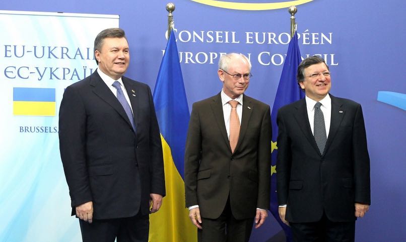 Yanukovich Van Rompuy Barroso begin 2013