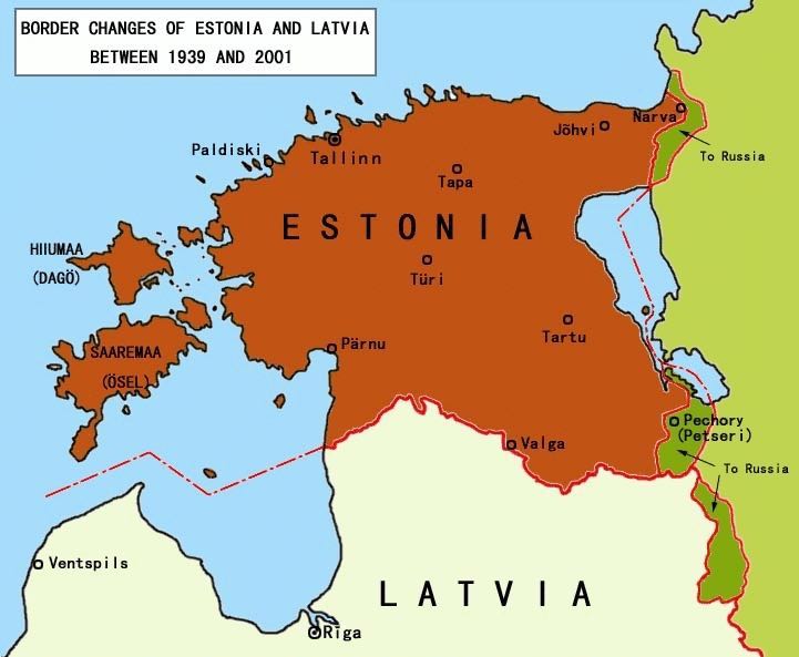 estonian russian border