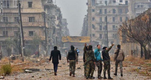 Aleppo in ruins