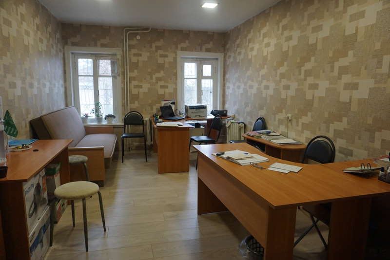 het kantoor van het comite van de soldatenmoeders in kostroma