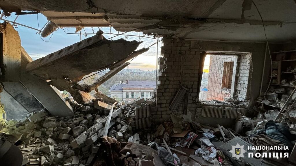 Destructions in Kharkiv after Russian attack, 2024-04-04