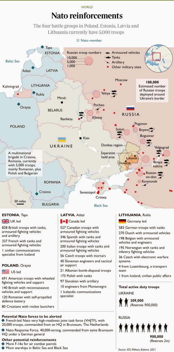 oekraine russ troepen kaart jan 2022