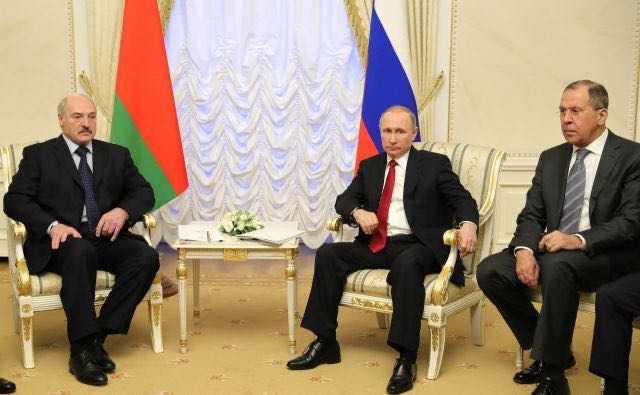 Putin and Lukashenko in StP 3 april 2017
