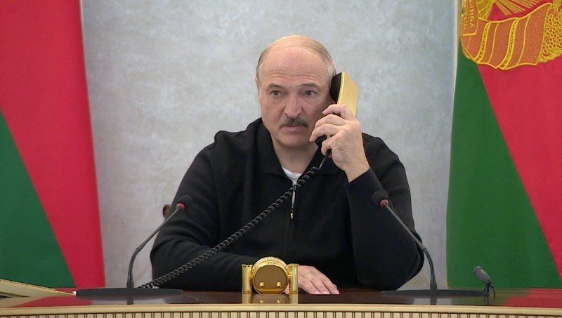 belarus lukashenko on the phone 2021