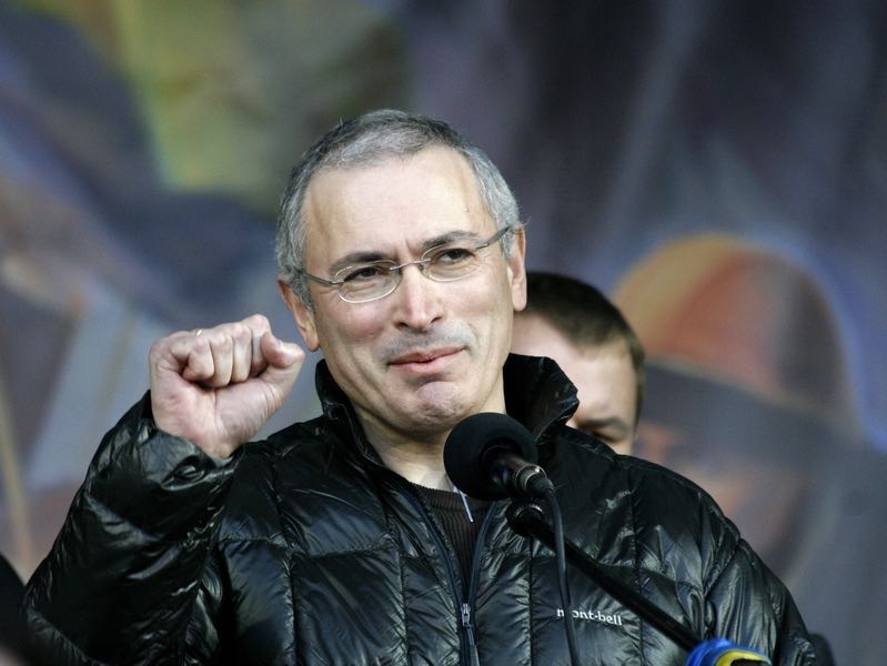 Mikhail Khodorkovsky in Kyiv