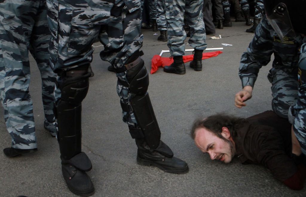 Politie contra demonstranten Moskou 2012 cOlegKlimov